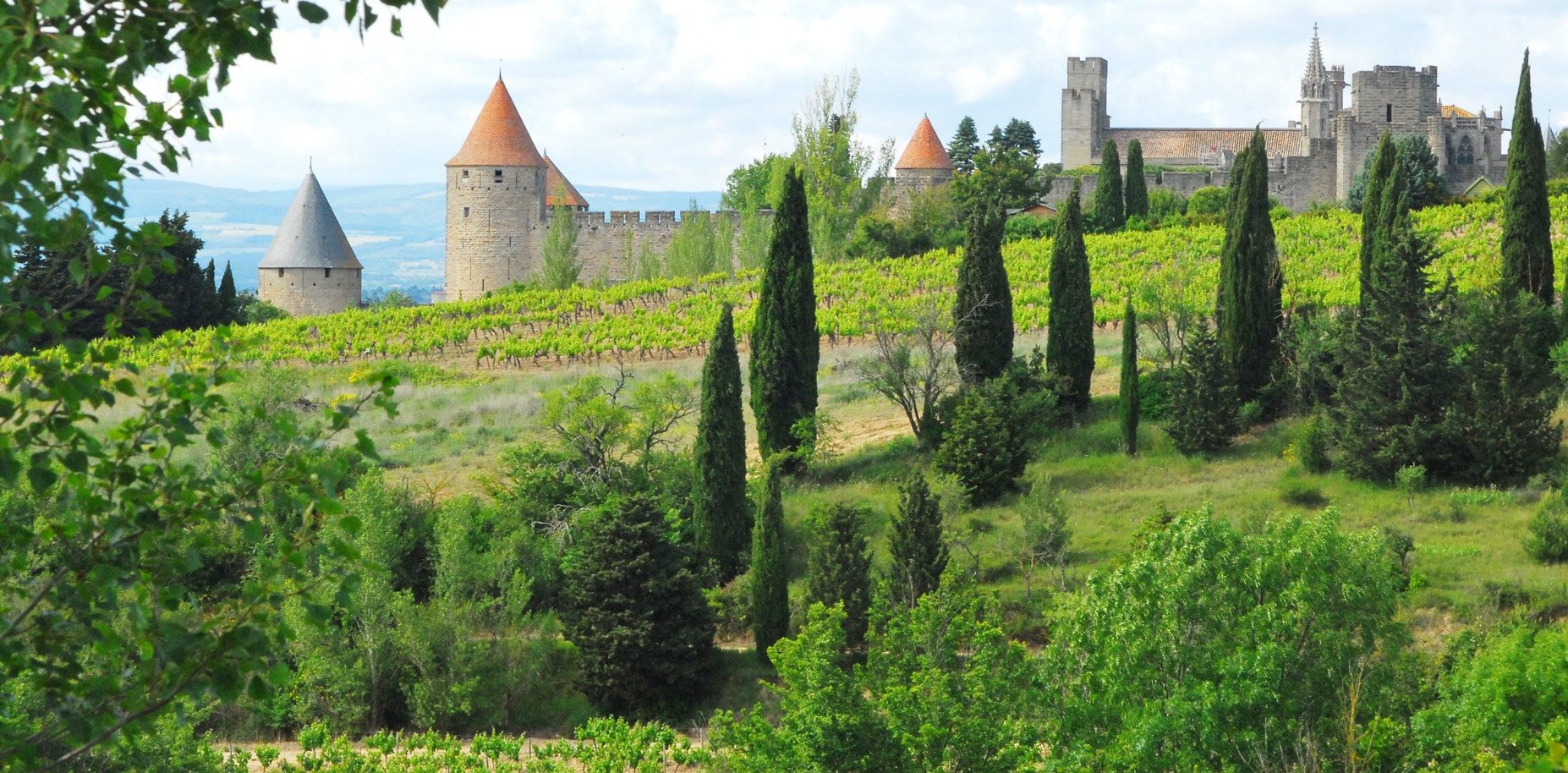 The medieval city of Carcassonne