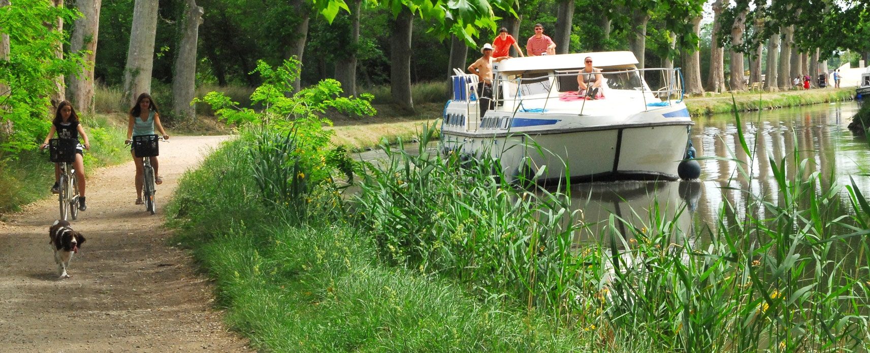 Hausbooturlaub auf dem Canal du Midi