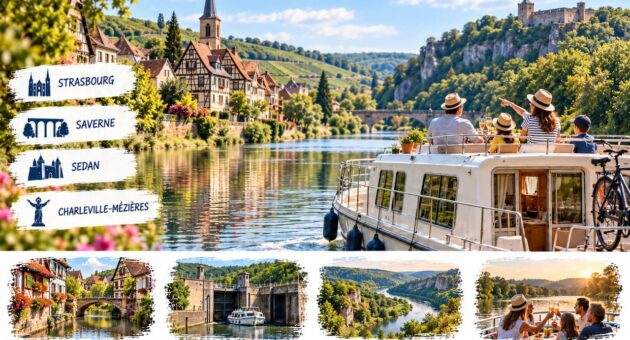 Croisière fluviale dans le Grand Est&nbsp;: 7&nbsp;escales à&nbsp;ne pas manquer entre Alsace et Ardennes